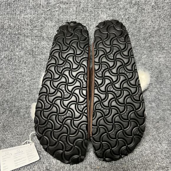 Birkenstock Sandals Womens Size 5 Brown Arizona Shearling Made in Germany EU 36 - Picture 7 of 9